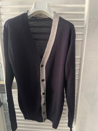 Giacca SPIGO blu e grigio taglia M(sc.32)