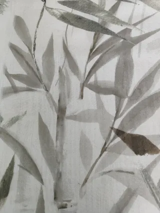 Retal tela para visillos lino y algodón bambú