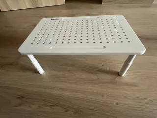 Soporte Monitor Ajustable BONTEC Blanco