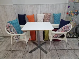 Mesa de centro blanca