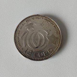 Moneda Plata 12 Euros España 2009