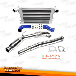 INTERCOOLER + DOWNPIPE PARA AUDI SEAT VW