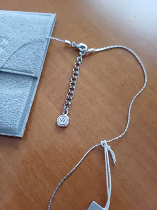 Collana Swarovski con cristallo quadrato