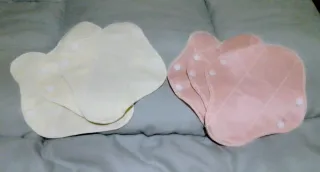 Lote Compresas de tela Ecológicas Reutilizables