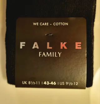 Calcetines Falke Hombre Talla 43 44 45 46 Negros