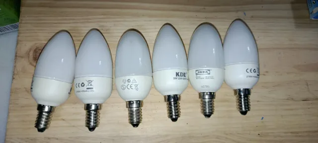 6 Bombillas  vela Bajo Consumo 5Wbusqeaw