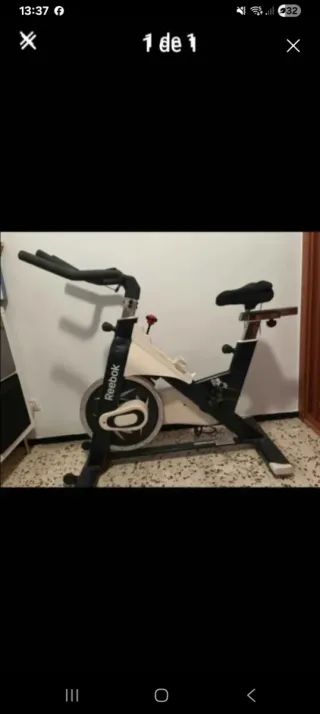 Bicicleta de Spinning Reebok