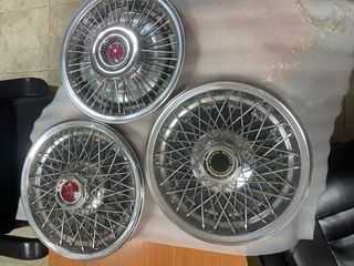 Tapacubos Coche Cromado Blanco