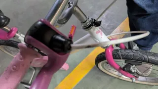 Bicicleta niña rosa