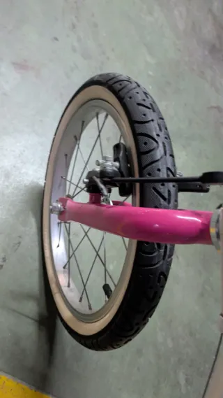 Bicicleta niña rosa