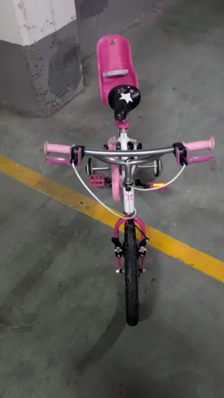 Bicicleta niña rosa