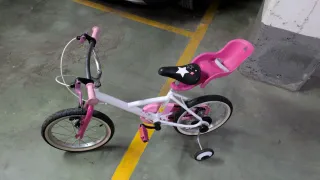 Bicicleta niña rosa