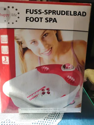 Bañera Hidromasaje Pies Happy Life