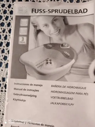 Bañera Hidromasaje Pies Happy Life