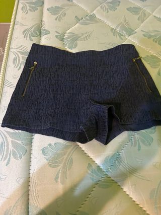 Shorts de vestir azul