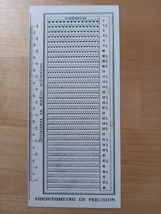 Odontómetro de Precisión