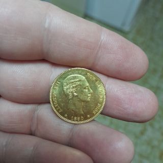 25 Pesetas Oro 1880 Alfonso XII