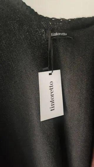 Capa/Poncho Tintoretto Negro Talla Única