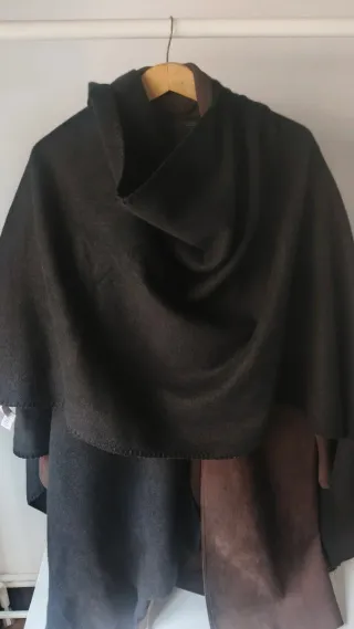 Capa/Poncho Tintoretto Negro Talla Única