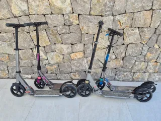 Se venden 4 patinetes Oxelo (2 niños y 2 adultos)