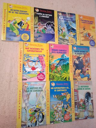 LOTE (I) DE 10 LIBROS DE GERONIMO STILTON