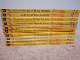 LOTE (I) DE 10 LIBROS DE GERONIMO STILTON