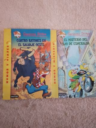 LOTE (I) DE 10 LIBROS DE GERONIMO STILTON