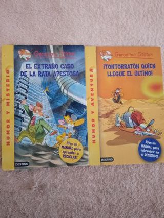 LOTE (I) DE 10 LIBROS DE GERONIMO STILTON