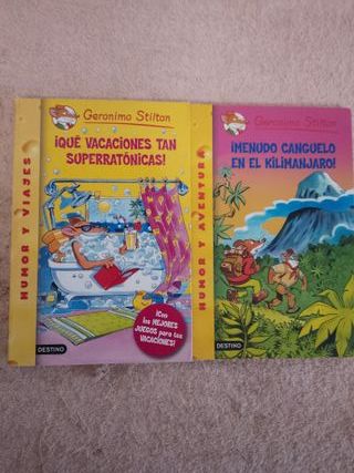 LOTE (I) DE 10 LIBROS DE GERONIMO STILTON