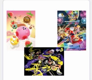 Set di 3 poster Nintendo