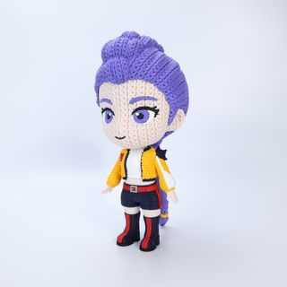 Pack 3 Figuras PREMIUM 3D - Efecto Crochet  XL