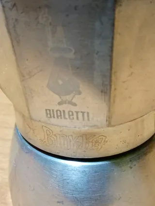 CAFFETTIERA MOKA BRIKKA BIALETTI VINTAGE USATA