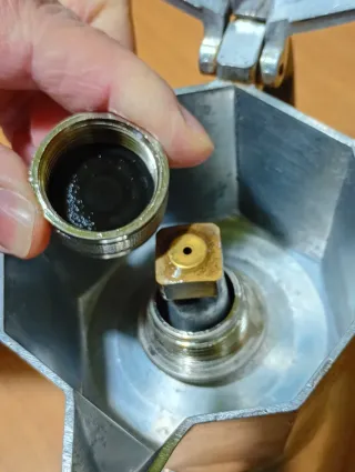 CAFFETTIERA MOKA BRIKKA BIALETTI VINTAGE USATA