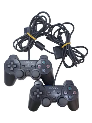 Consola Sony PS2 Slim Negra + 2 Mandos