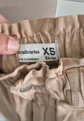 Pantalón mujer beige