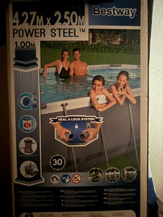Piscina Bestway 4.27x2.50m Power Steel