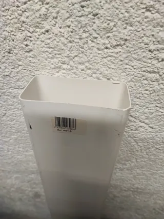 Tubo PVC Blanco 1500x120x60mm