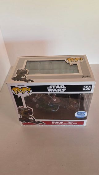 Funko Pop Star Wars Ewok con Speeder Bike