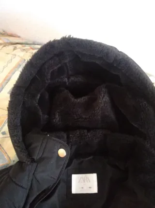 Anorak Zara Talla 10/140cm Negro