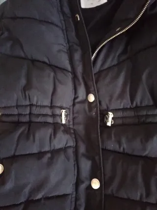 Anorak Zara Talla 10/140cm Negro