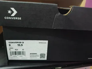 Zapatillas Converse  pro brazo, Negras Talla 42.5