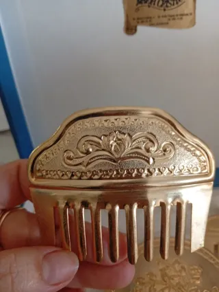 Peineta Fallera Adulta Dorada