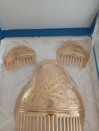 Peineta Fallera Adulta Dorada