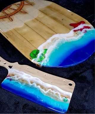 Mesas de Resina Epoxi y Madera Diseño Artístico