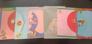 Lote Papel Carta y Sobres Disney