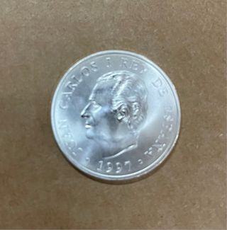Moneda 2000 Ptas Plata 1997 Juan Carlos I