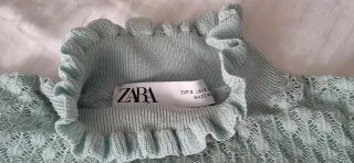 Jersey de lana azul y blanco