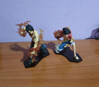 Figuras Anime One Piece (Luffy y Ace)