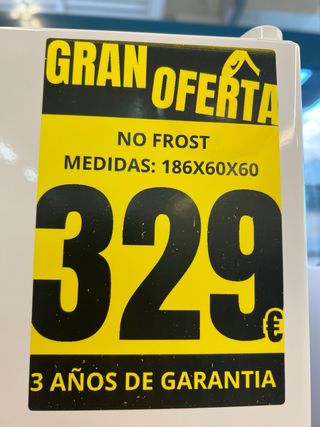 Nevera ICECOOL No Frost 329€