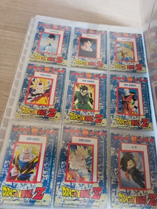 Álbum Dragon Ball Z + Serie 2 Plata Completa